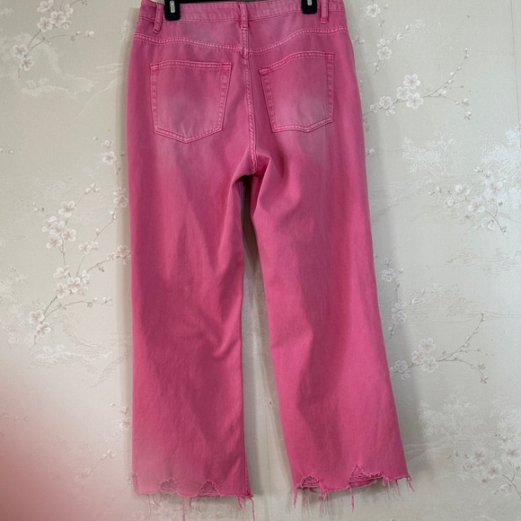 BAYEAS Full Size High Waist Distressed Raw Hem Women's Jeans - Picture 7 of 13